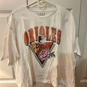 Brand New Baltimore Orioles vintage inspired Graphic Women's Top size XXL